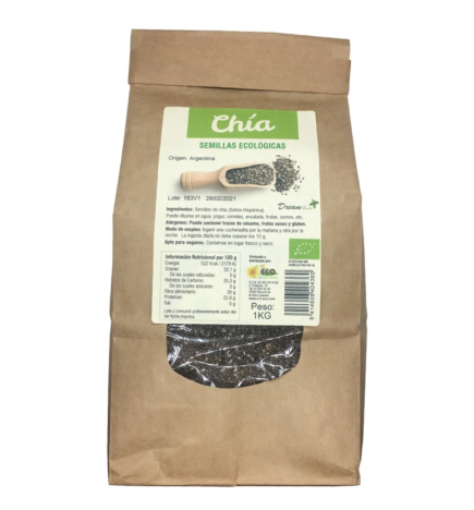 Semillas de chia bio 1 Kg Dream Foods