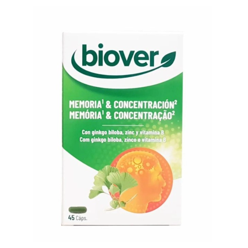 Ginkgo (memoria y concentración) memoplex 45 capsulas Biover Ginkgo (memoria y concentración) memoplex 45 capsulas Biover