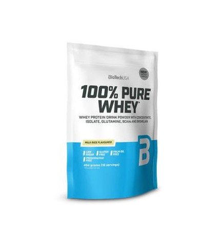 100% Pure Whey Arroz Con Leche - 454G Biotechusa