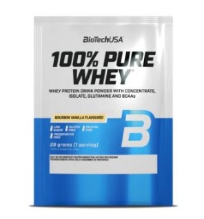 100% Pure Whey Bourbon Vainilla - 28G Biotechusa