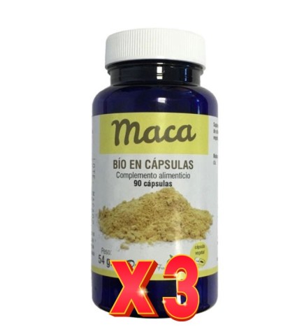 Pack de 3 unidades Maca Bio 90 capsulas Dream foods