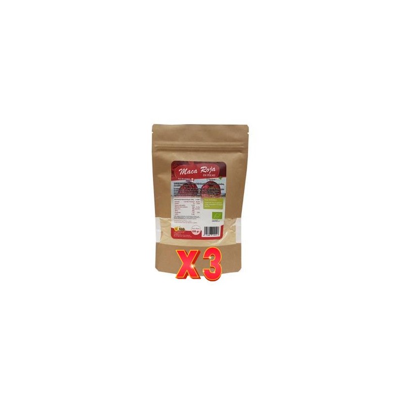 Pack de 3 unidades Maca roja polvo Bio 200g Dream Foods Pack de 3 unidades Maca roja polvo Bio 200g Dream Foods