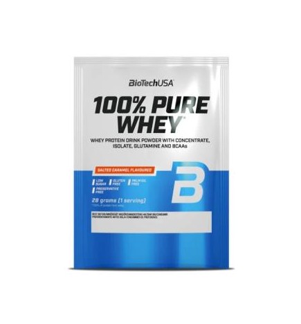 100% Pure Whey Caramelo Salado - 28G Biotechusa