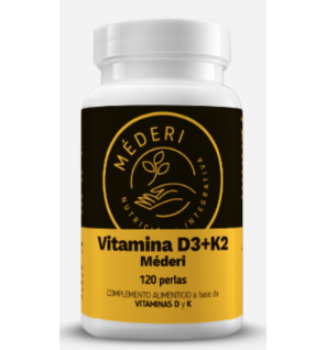 Vitamina D3 + K2 120Perlas Mederi Nutricion Integrativa