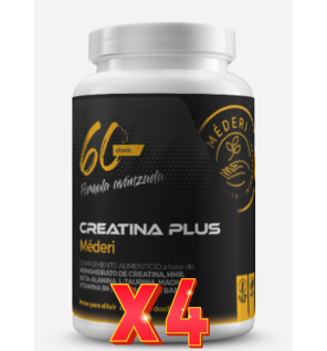 Pack de 4 unidades Creatina Plus 420 Gr Mederi Nutricion Integrativa