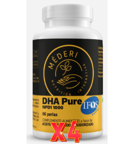 Pack de 4 unidades Dha Pure Npd1 1000 66Perlas Mederi Nutricion Integrativa