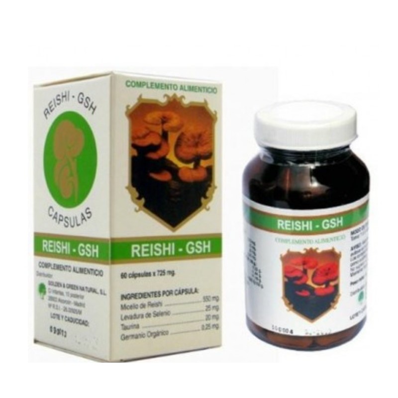 Reishi - Gsh 60 Capsulas Golden & Green Reishi - Gsh 60 Capsulas Golden & Green