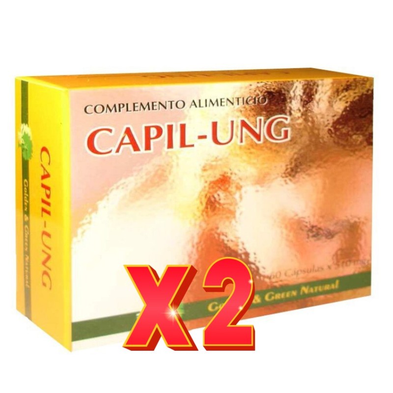 Pack de 2 unidades Capsulasil-Ung 60 Capsulas Golden & Green Pack de 2 unidades Capsulasil-Ung 60 Capsulas Golden & Green