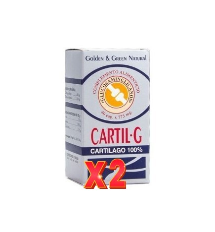 Pack de 2 unidades Cartil - G 40 Capsulas Golden & Green
