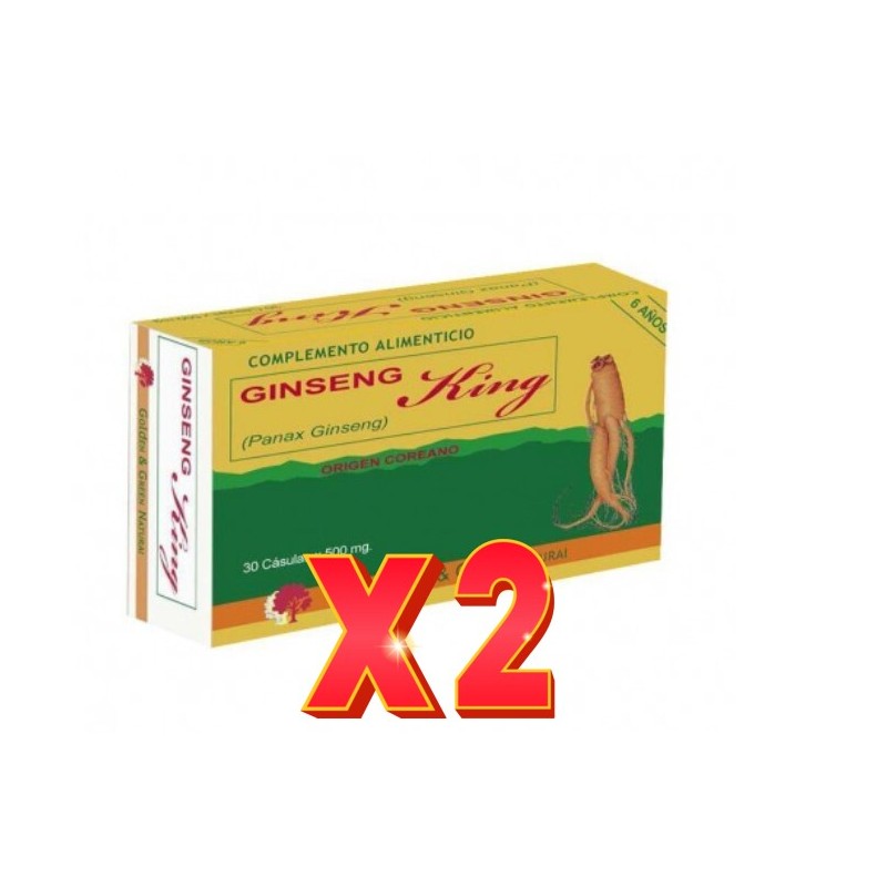 Pack de 2 unidades Ginseng - King 30 Capsulas Golden & Green