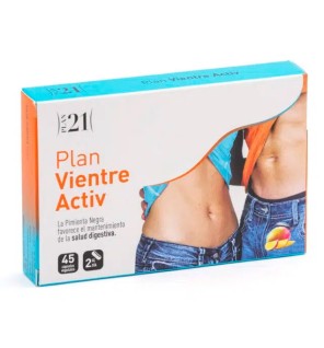 Plan Vientre Activ 45 Cápsulas Vegetales Plameca