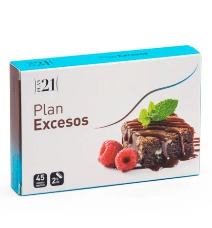 Plan Excesos 45 Cápsulas Vegetales Plameca