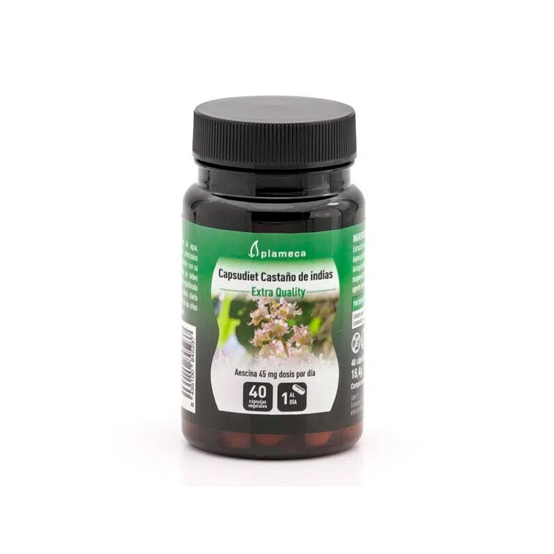 Capsudiet Castaño De Indias 40 Cápsulas Vegetales Plameca Capsudiet Castaño De Indias 40 Cápsulas Vegetales Plameca