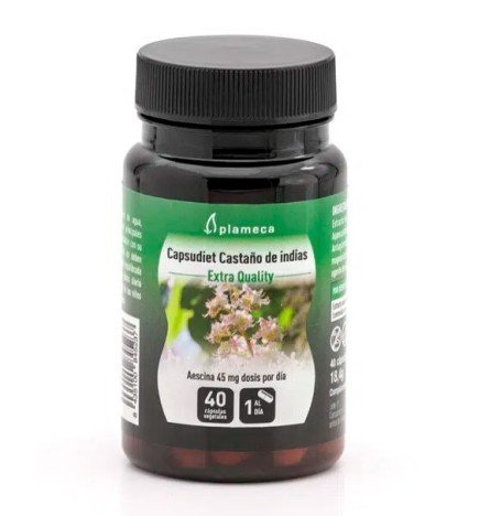 Capsudiet Castaño De Indias 40 Cápsulas Vegetales Plameca