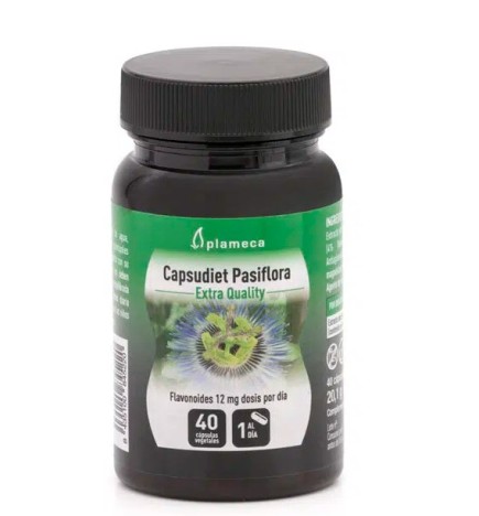 Capsudiet Pasiflora 40 Cápsulas Vegetales Plameca
