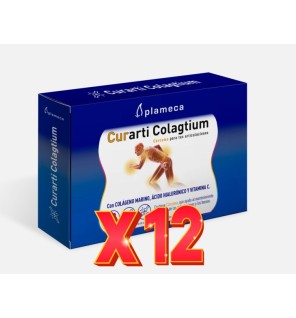 Pack 12 unidades Curarti Colagtium 30 Cápsulas Plameca