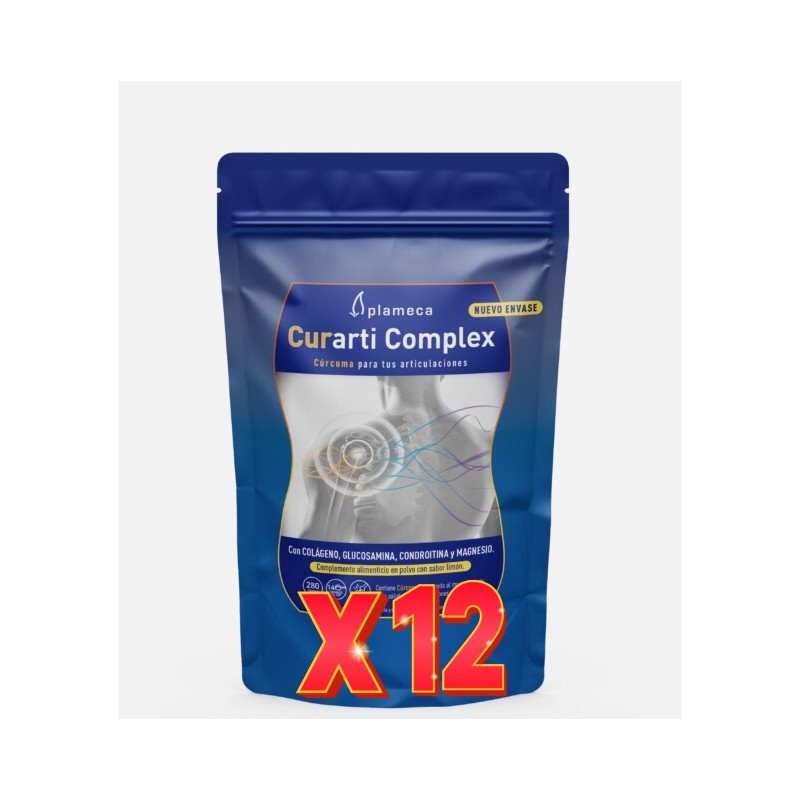 Pack 12 unidades Curarti Complex Polvo 280 G Plameca Pack 12 unidades Curarti Complex Polvo 280 G Plameca