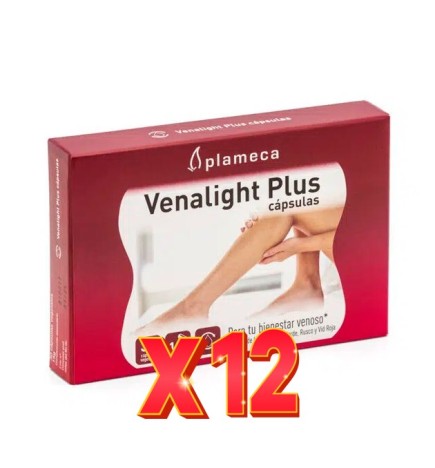 Pack 12 unidades Venalight Plus Cápsulas  30 Cápsulas Vegetales Plameca