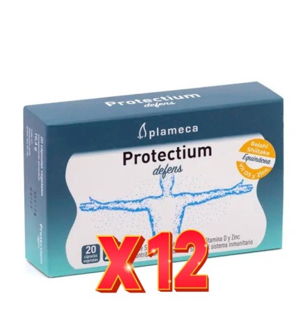 Pack 12 unidades Protectium Defens 20 Cápsulas Vegetales Plameca