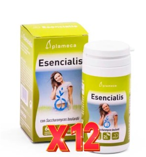 Pack 12 unidades Esencialis 60 Cápsulas Vegetales Plameca