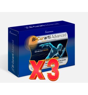Pack de 3 unidades Bi-Curarti Advanced 30 Comprimidos Plameca