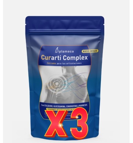 Pack de 3 unidades Curarti Complex Polvo 280 G Plameca