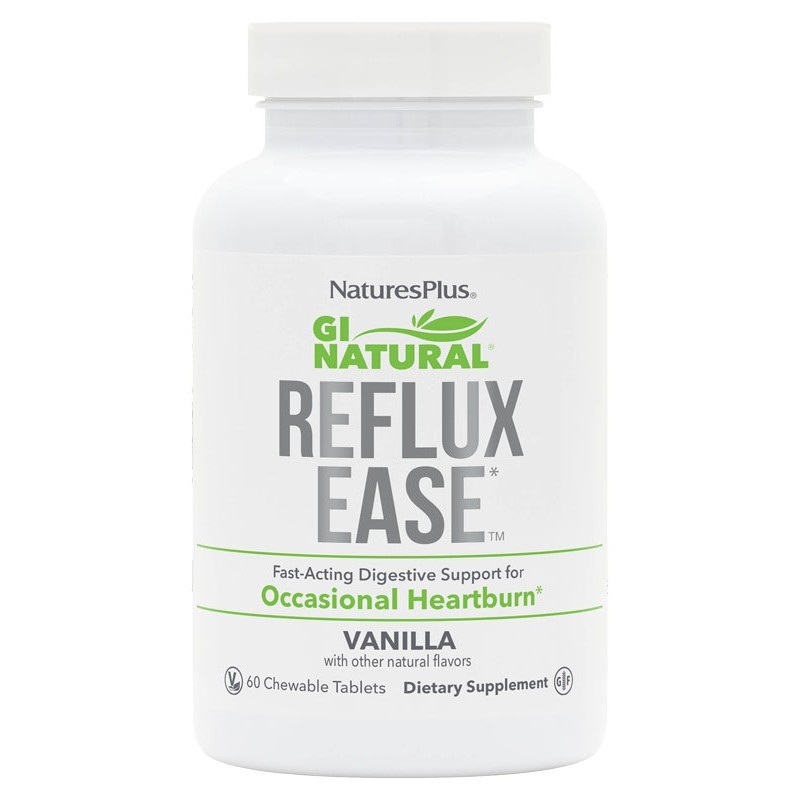 Gi Natural Reflux Ease 60 Comprimidos Masticables Natures Plus Gi Natural Reflux Ease 60 Comprimidos Masticables Natures Plus