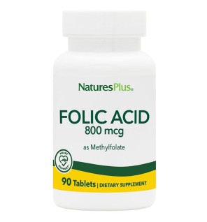 Acido Folico 90 Comprimidos Natures Plus