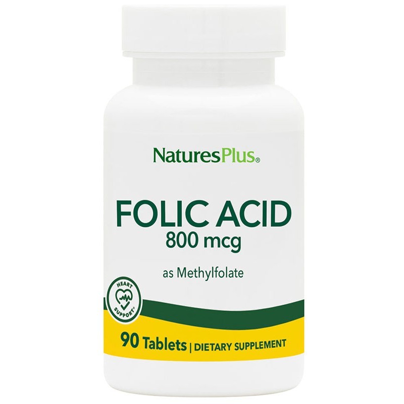 Acido Folico 90 Comprimidos Natures Plus
