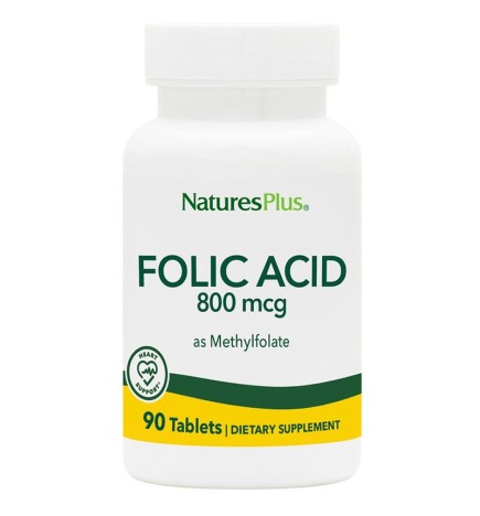 Acido Folico 90 Comprimidos Natures Plus