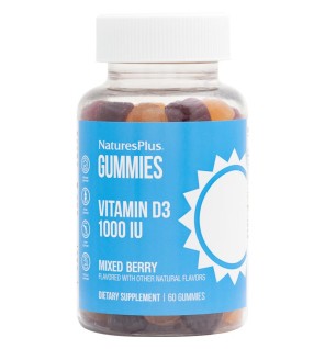 Gummies Vitamina D3 1000 Ui 60 Gominolas Natures Plus