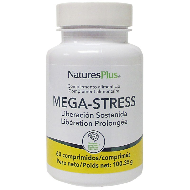 Mega-Stress 60 Comprimidos Natures Plus Mega-Stress 60 Comprimidos Natures Plus