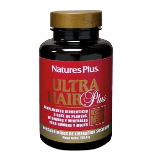 Ultra Hair Plus Con Msm 60 Comprimidos Natures Plus