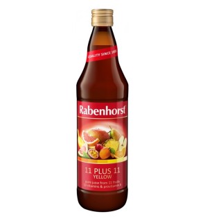 11 Plus 11 Zumo Multifrutas Amarillo 750 Ml Rabenhorst
