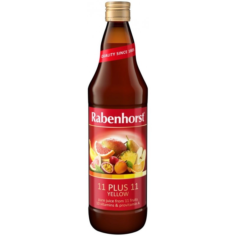 11 Plus 11 Zumo Multifrutas Amarillo 750 Ml Rabenhorst 11 Plus 11 Zumo Multifrutas Amarillo 750 Ml Rabenhorst