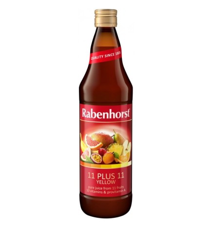11 Plus 11 Zumo Multifrutas Amarillo 750 Ml Rabenhorst