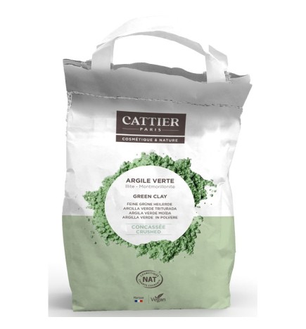 Arcilla Verde Triturada.3 Kg Cattier
