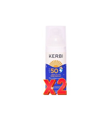 Pack de 2 unidades Kerbi Leche Solar Mineral Spf50 50 Ml Kerbi