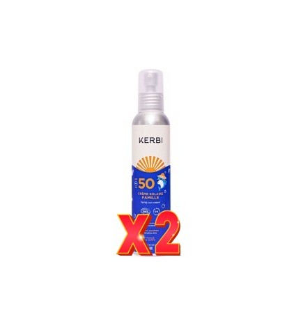 Pack de 2 unidades Kerbi Leche Solar Mineral Spf50 150 Ml Kerbi