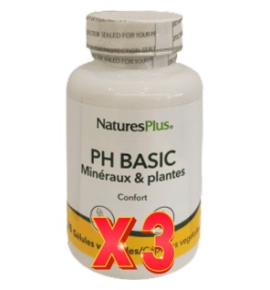 Pack de 3 unidades Ph Basic 60 Cápsulas Natures Plus