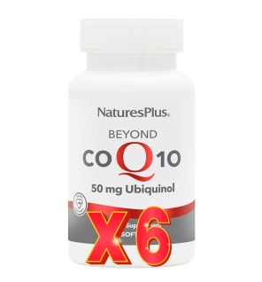 Pack de 6 unidades Beyond Coq10 Ubiquinol 50 Mg 30 Perlas Natures Plus