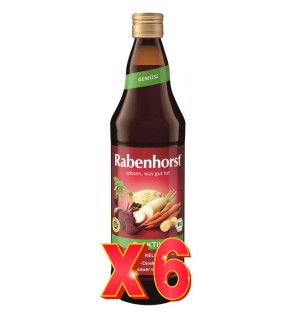 Pack de 6 unidades B-Aktiv Zumo De Verduras Ecologico 750 Ml Rabenhorst