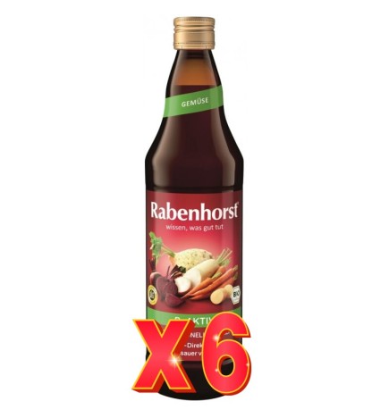 Pack de 6 unidades B-Aktiv Zumo De Verduras Ecologico 750 Ml Rabenhorst