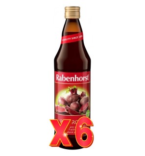 Pack de 6 unidades Zumo Remolacha Ecologico 750 Ml Rabenhorst