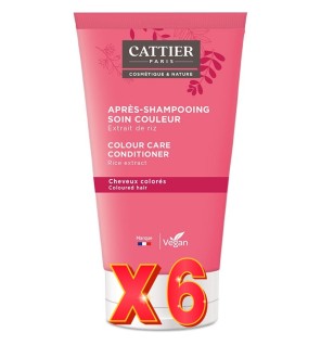 Pack de 6 unidades Acondicionador Cuidado Del Color 150 Ml Cattier