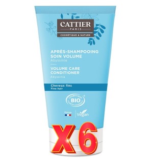 Pack de 6 unidades Acondicionador Volumen 150 Ml Cattier