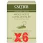 Pack de 6 unidades Arcilla Verde Ultraventil. 250 G Cattier Pack de 6 unidades Arcilla Verde Ultraventil. 250 G Cattier
