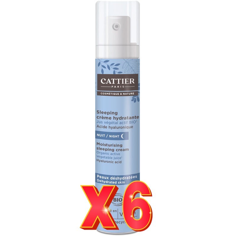 Pack de 6 unidades Crema Hidratante De Noche 50 Ml Cattier Pack de 6 unidades Crema Hidratante De Noche 50 Ml Cattier