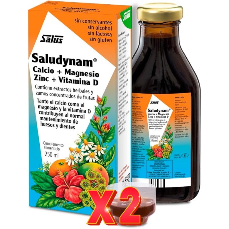 Pack de 2 unidades Saludynam 250 ml Salus Pack de 2 unidades Saludynam 250 ml Salus