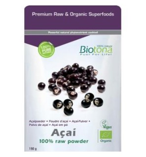 Acai Raw Power 150 Gramos Biotona